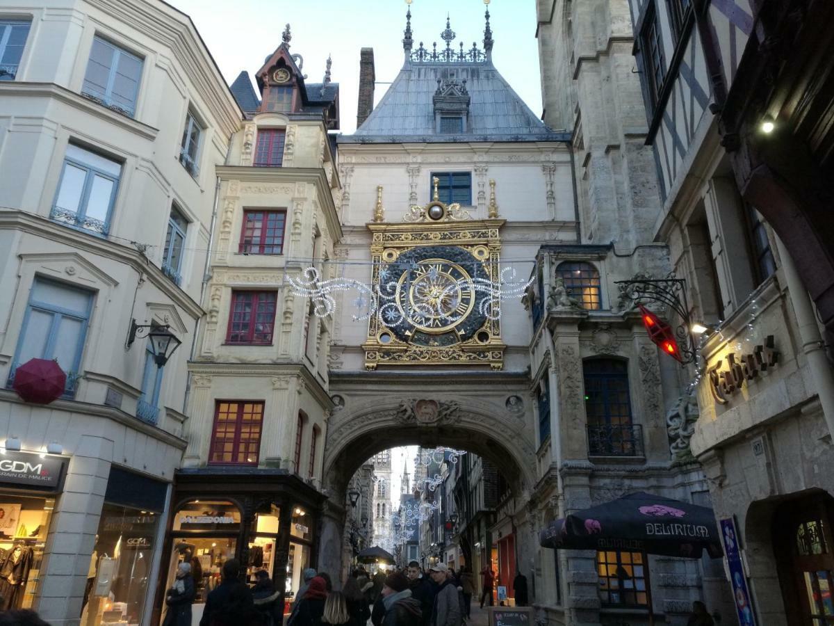 Grand Appartement Proche Chu Rouen Esterno foto